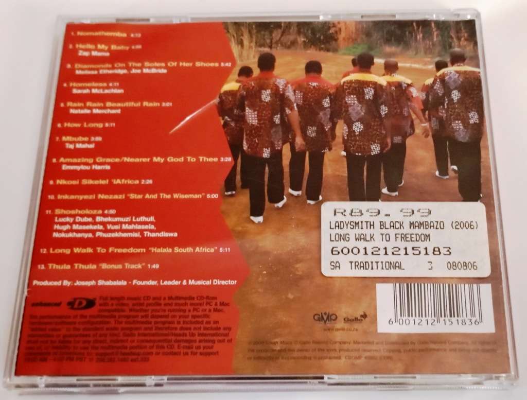 CD, Ladysmith Black Mambazo  Long Walk To Freedom - VG+