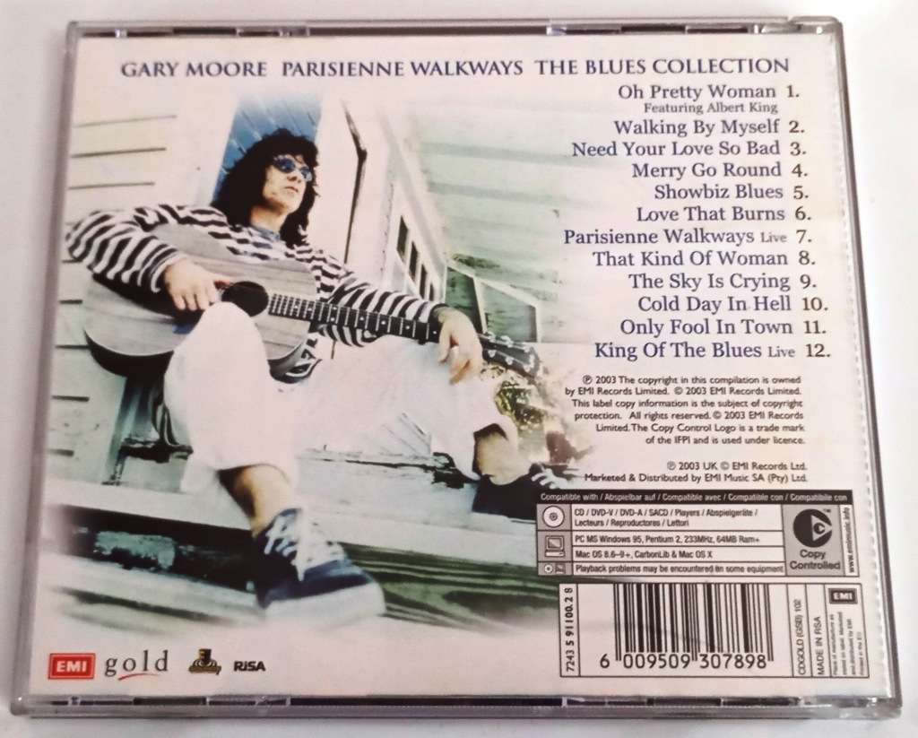 CD, Gary Moore - Parisienne Walkway - The Blues Collection - VG