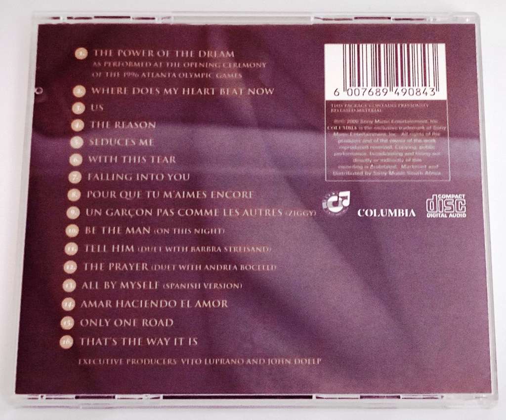 CD, Celine Dion - the collector's series - number one - VG