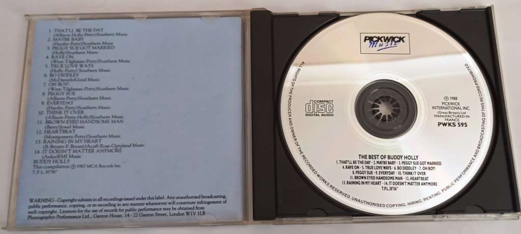 CD, The best of Buddy Holly - VG