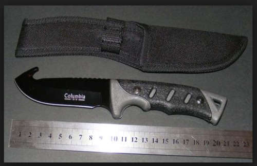 METOLIUS GUT HOOK FIXED BLADE KNIFE