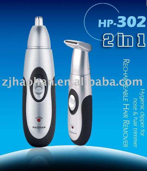 2 in 1 Rechargeable NOSE & HAIR TRIMMER