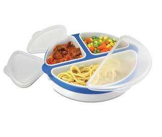 MICRO EASY Sectioned disk**Holder with pop out microwave dishes**