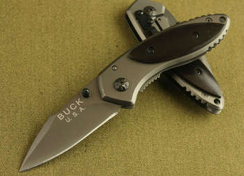 BUCK-pocket knife 55HRC 440 Outdoor Folding Knife Utility knife Tactical knife**Last 2