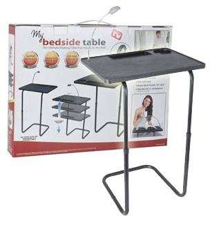 BEDSIDE TABLE with SUPER BRIGHT LED LIGHT**New Arrival**