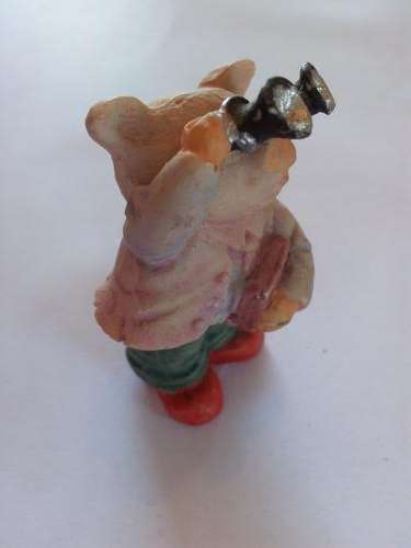 Cute little  pig with binoculars