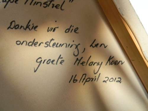 "Minstrel" By Melany Koen