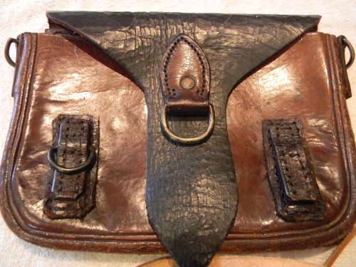 Black Powder Hunting Bag And Black Powder Horn