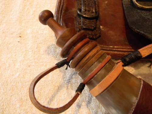 Black Powder Hunting Bag And Black Powder Horn