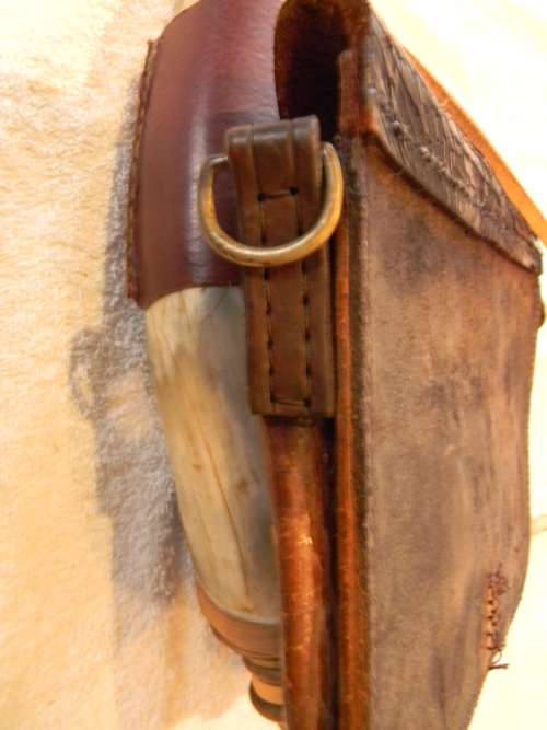 Black Powder Hunting Bag And Black Powder Horn
