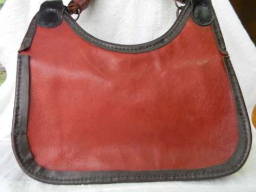 Black Powder Bag and Powder Flask No 1