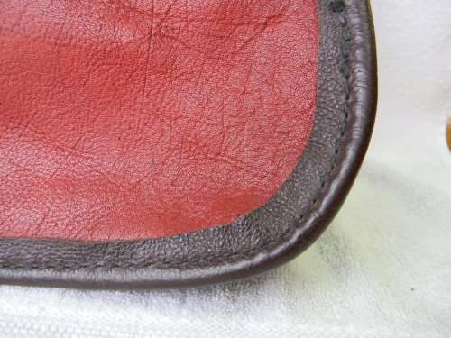 Black Powder Bag and Powder Flask No 1