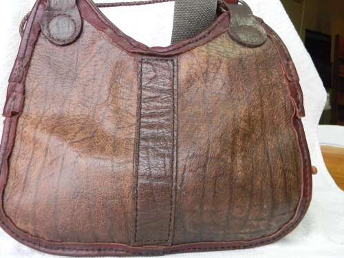 Black Powder Bag and Powder Flask No 2