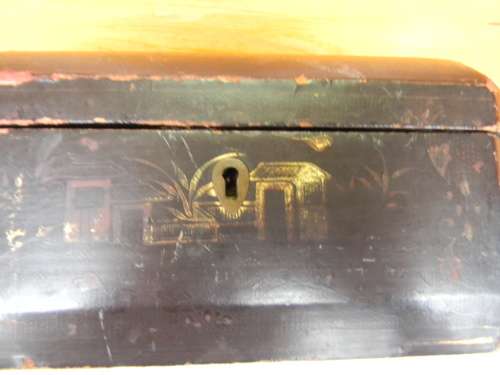 Ancient Oriental Tea Caddy