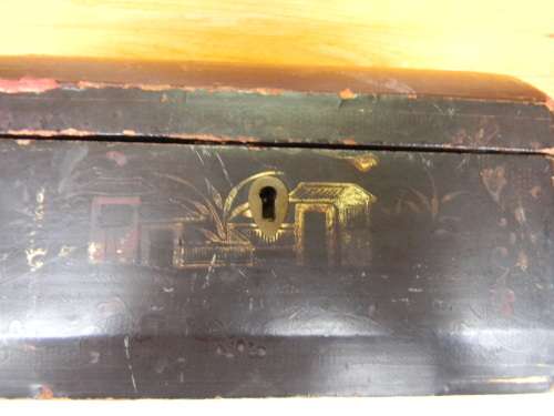 Ancient Oriental Tea Caddy