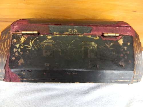 Ancient Oriental Tea Caddy