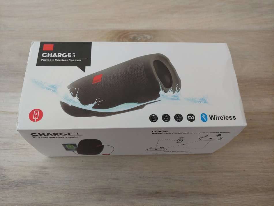 CHARGE 3 Splashproof Portable Bluetooth Speaker, NEW SEALED!!!