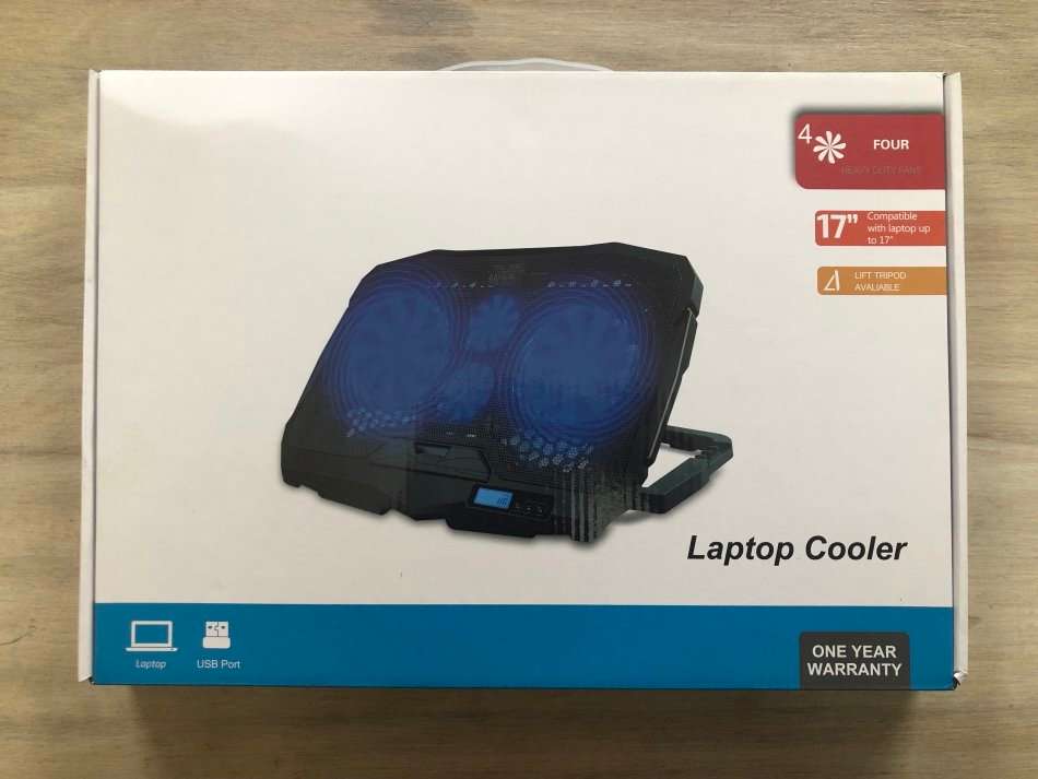LAPTOP COOLER 15-17INCH TRIPOD USB STAND**4X LED, 4X FANS, BRAND NEW!!!