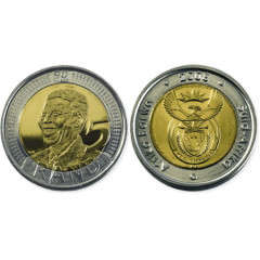 Nelson Mandela 90th Birthday R5 coins 400 sealed bag (Free Shipping)