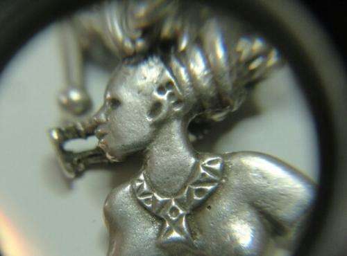 STUNNING HUGE SILVER CHARM BRACLET 123.7 gms