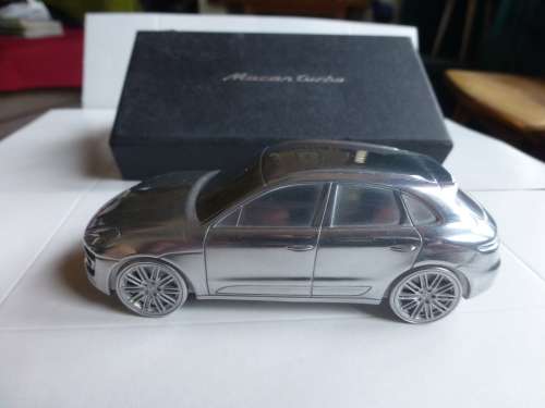Rare Boxed Porsche Macan Turbo Limited Edition Model car  dinky size.Scale 1/43