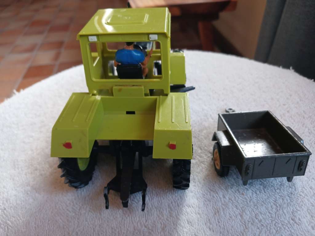 Britains 1985 Mercedes MB trac 1500 tractor with Britains cargo trailer