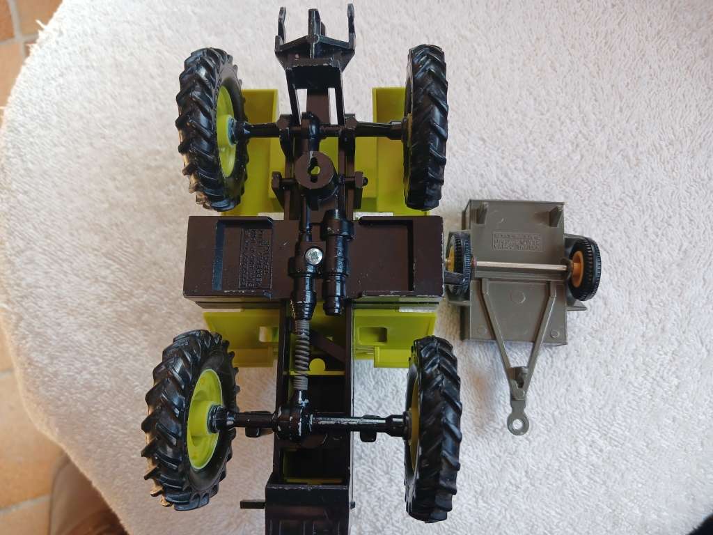 Britains 1985 Mercedes MB trac 1500 tractor with Britains cargo trailer