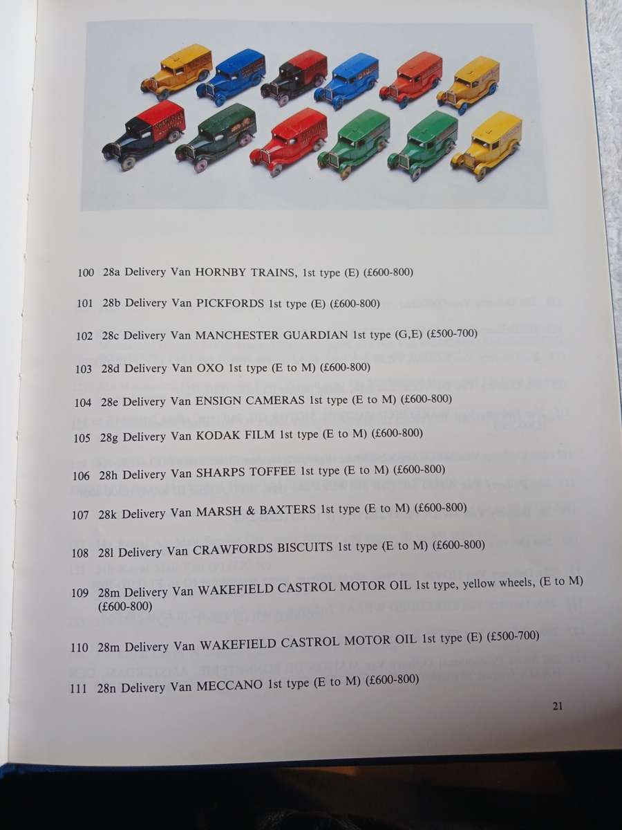 Dinky Toys collectable catalogue.Phillip West Two 1934 to 1964