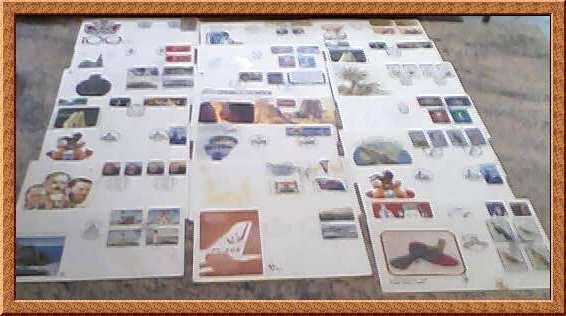 21 FDC'S FROM RSA ( WITH RUST SPOTS)