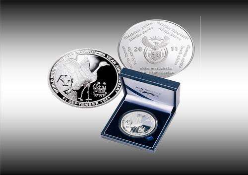 2011 WWF 50 Year Anniversary R2 (Crown) Silver Proof Coin 1 Oz @ R1 Start