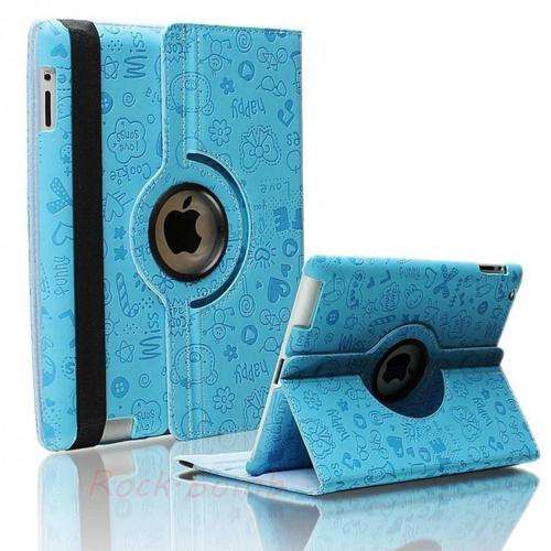 Funky Rotating Protective Cover for iPad 2/3/4 +++ Free Mini Stylus +++