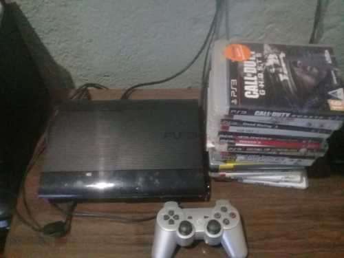 Sony PlayStation 3 - Slim 500GB Black & 15 games