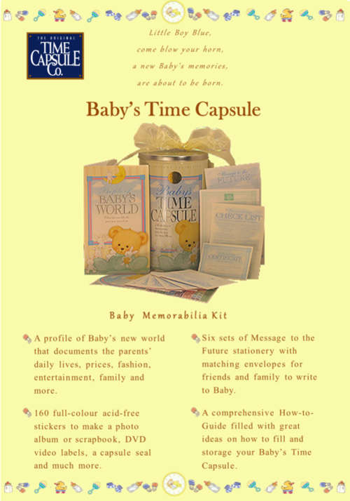 Baby's Time Capsule | Free Shipping | Best Baby Shower Gift
