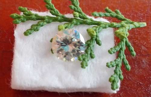 1.25ct Si1 Round J-K White Loose Moissanite