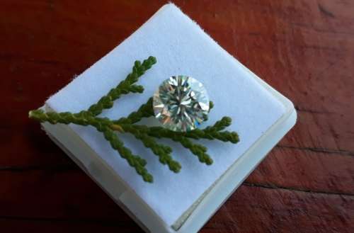 1.36ct Vvs1 Round J-k White Loose Moissanite