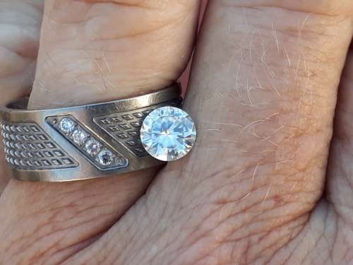 0.90ct Vvs1 Round H-I White Loose Moissanite