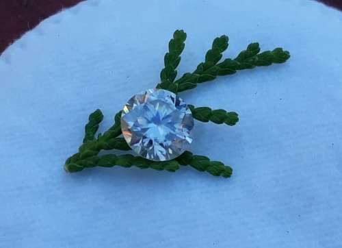 1.15ct Vvs1 Round H-I White Loose Moissanite