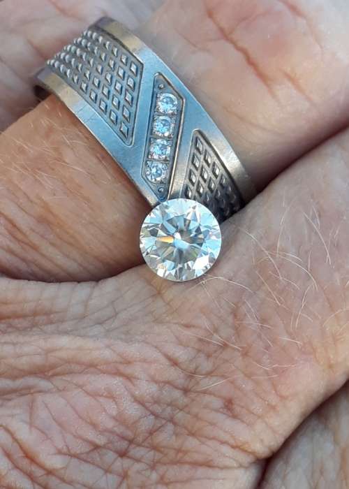 1.15ct Vvs1 Round H-I White Loose Moissanite