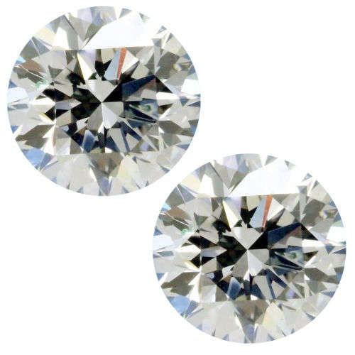 1.80tct Vvs1 Round H-I White Loose Moissanite (Matched Pair)