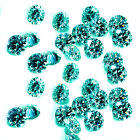 4.48cttw Vvs1 Round Intense Blue Loose Moissanite ( 7 stones and 1 stone per bid)