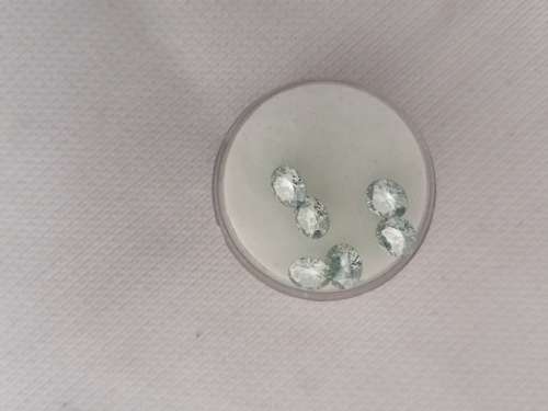 3.55cttw Vvs1 Round Ice Blue Loose Moissanite (6 stones and 1 stone per bid)