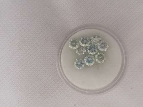 3.40cttw Vvs1 Round Ice White Loose Moissanite (9 stones and 1 stone per bid)