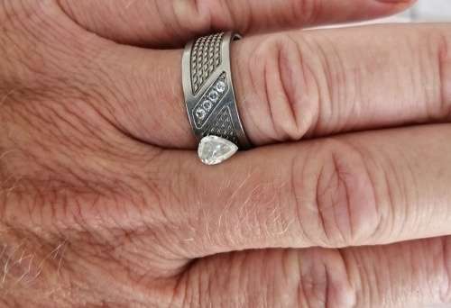 0.65ct Vvs1 Pear Shape H-I White Loose Moissanite