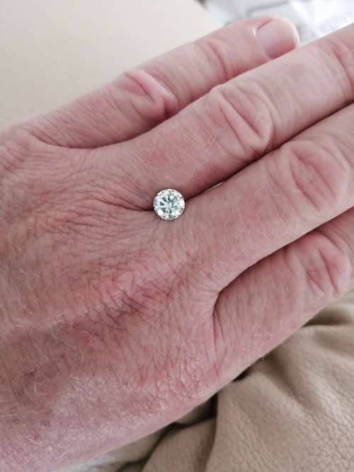 1.00-1.1ct Vvs1 Round G-H White Loose Moissanite (Bid is per stone)