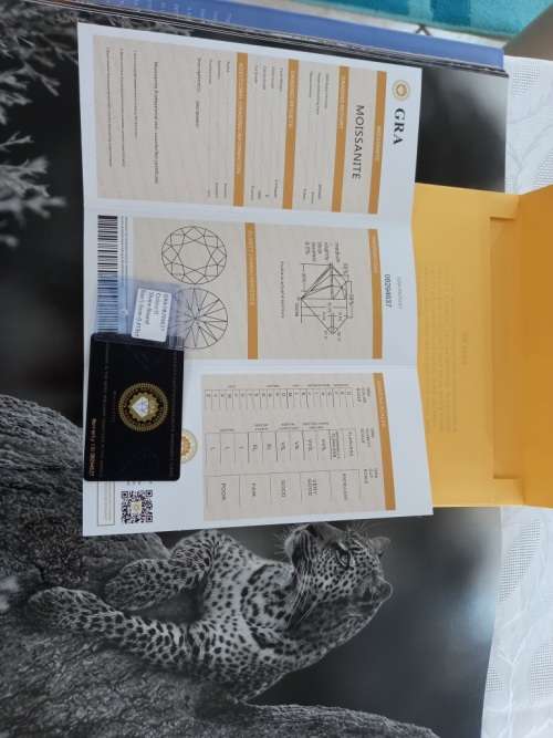 0.415ct Vvs1 Brilliant Round D Colour (GRA CERTIFIED) White Loose Moissanite