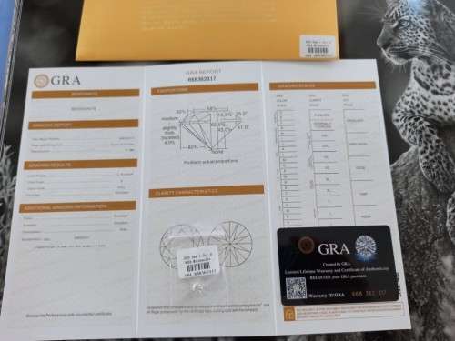 1.0ct Vvs1 Brilliant Round D Colour (GRA CERTIFIED) White Loose Moissanite