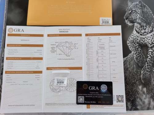 1.0ct Vvs1 Brilliant Round D Colour (GRA CERTIFIED) White Loose Moissanite