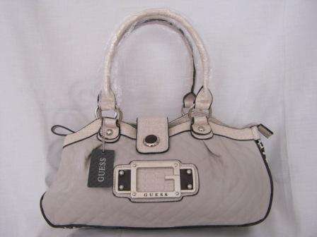 GUESS HANDBAG MOCH CROC CREAME (MEDIUM)