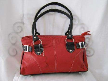 GENUINNE LEATHER EXTRA SOFT  (SHEEP SKIN) RED HAND BAG