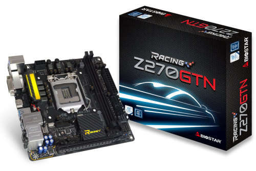 Biostar Z270GTN  Z270 Kaby Lake Mini-ITX Desktop Motherboard